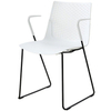Стул с подлокотниками FX белый