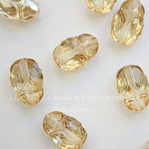 5728 Бусина Скарабей Сваровски Crystal Golden Shadow 12 мм