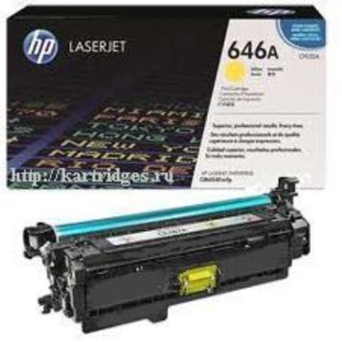 Картридж Hewlett-Packard (HP) CF032A №646A