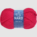 Пряжа Nako Jersey красный 1966
