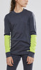 Комплект термобелья Craft Baselayer Set Grey-Lime детский