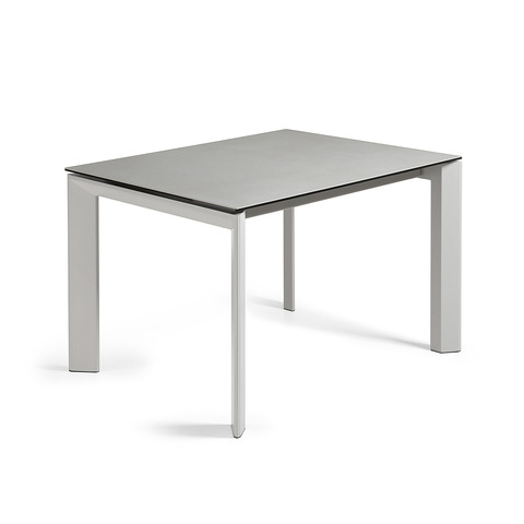 ATTA Стол 120 (180) x80 серый керамическая столешница