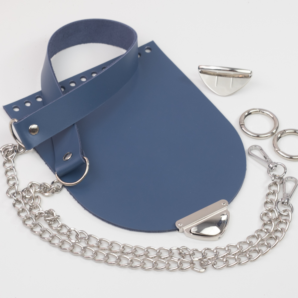 Комплект для сумочки "Ариэль" и "Орео" Комплект для сумочки Орео "Синий". Ручка с цепочкой и замок 5f7384d7-bf60-4bec-8c2e-b6e2456ea40b.jfif