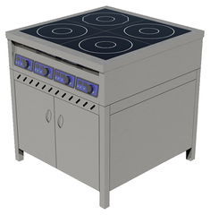 Индукционная плита ЦМИ ПИ-4 (закрытая)