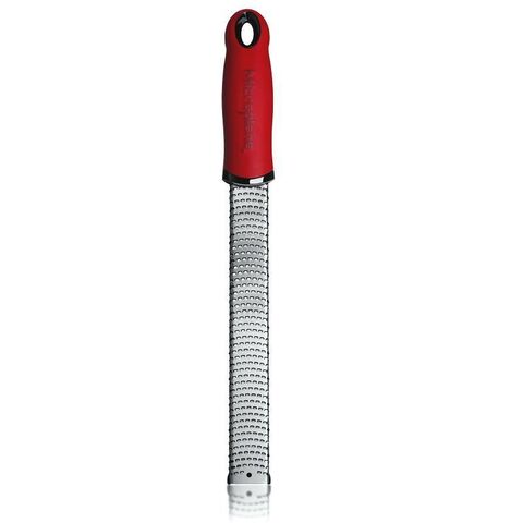 Терка Premium Classic для цедры и сыра, нерж.сталь, ручка пластиковая, цвет красный 46120
