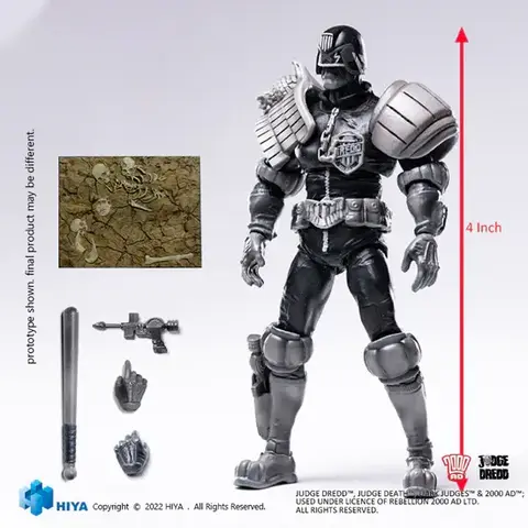 Фигурка Судья Дредд комикс масштаб 1/18 Hiya Toys