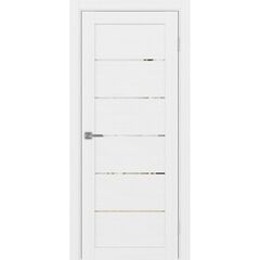 Купить Межкомнатная дверь экошпон Турин 506.12 белый лёд с зеркалом