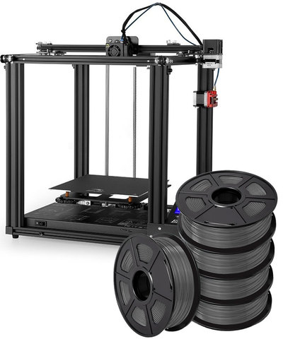 3D-принтер Creality Ender 5 Pro + 5 кг. пластика и клей