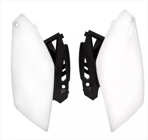 Боковины задние YZF250 10-13 бело-черные