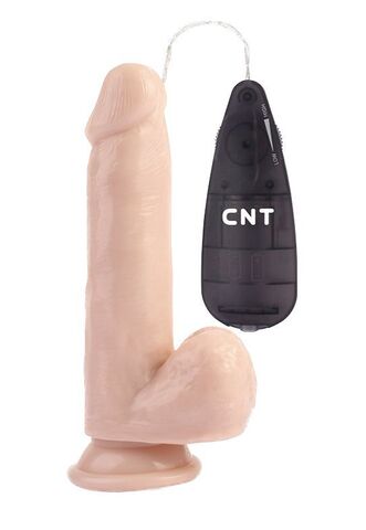 Телесный вибратор-реалистик 7.4 Stud Realistic Dildo - 19 см. - CNT CNT-180090F