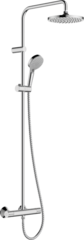 Душевая система с термостатом для душа, хром Hansgrohe Vernis Blend Showerpipe 200 26276000