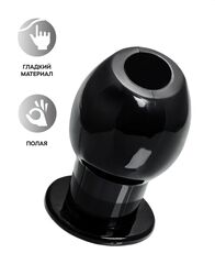Черная анальная втулка Basic S - 6 см. - 
