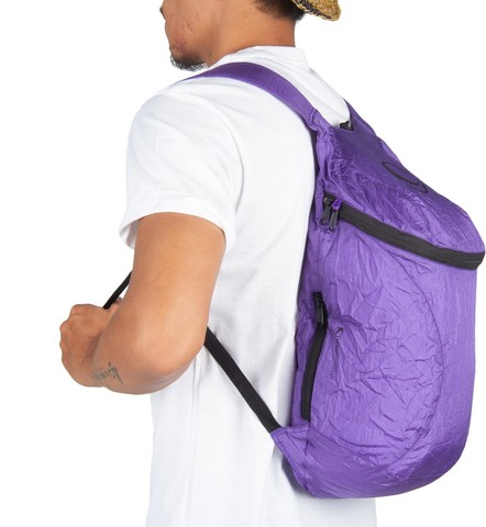 Картинка рюкзак складной Ticket to the Moon backpack mini фиолетовый - 3