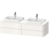 Duravit Happy D.2 Plus Раковина 600х460мм с переливом, 1 отв под смес, с креплением,  выпуск с керам. покрытием цвет белый 2360600000