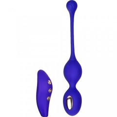 Вагинальные шарики с вибрацией и электростимуляцией CalExotics Impulse, пульт ДУ