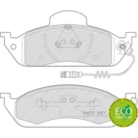Колодки  FERODO   FDB1400