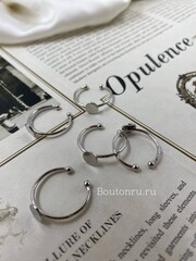 Основа для колец серебристая
