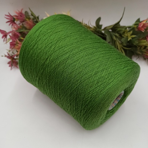 100% гребенной меринос Amico soft 1500м/100гр 75889 Зеленый