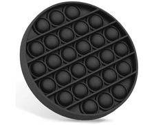 Тактильная Игрушка Антистресс - Pop IT - Круг/Квадрат Черный