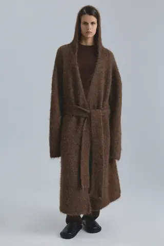 Кардиган макси из альпаки Opora