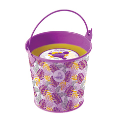 Свеча c ароматом цитронеллы в ведерке, в дисплей-боксе. Продажа кратно 6 шт.