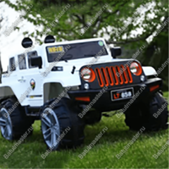 Детский электромобиль "Jeep LT 658" белый, стандартная комплектация