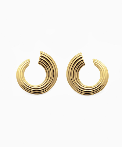 Серьги RIPPLE HORN gold