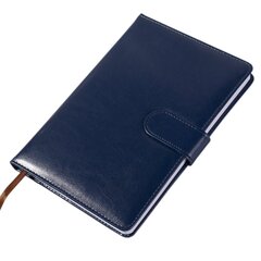 
          Ежедневник недатированный, А5, Yalong, 7БЦ, иск. кожа, ляссе, клапан на магните, клетка, 110л.,синий