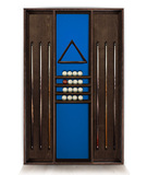 Киевница современная ясень мдф/шпон сукно на 6 киев (Black_bristol,Манчестер 70 yellow green) фото №2