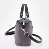 Сумка Саломея 127 мульти итальянский серо-черный