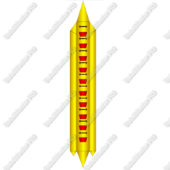 Водный банан, мест для посадки 10, без усиления