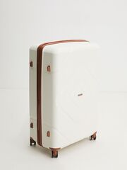 Чемодан полипропилен MIRONPAN Премиум Молочный (XXL) 80х51х33(+3)см/4,4 кг/120 л3