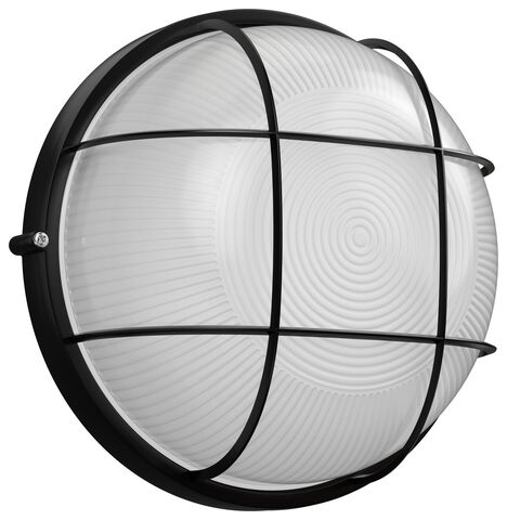 Светильник НПП1102 черный/круг с реш.100Вт IP54 IEK