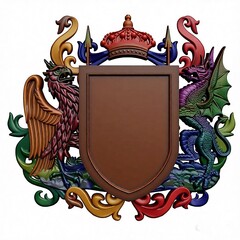 Силиконовый молд № 455 Герб фамильный