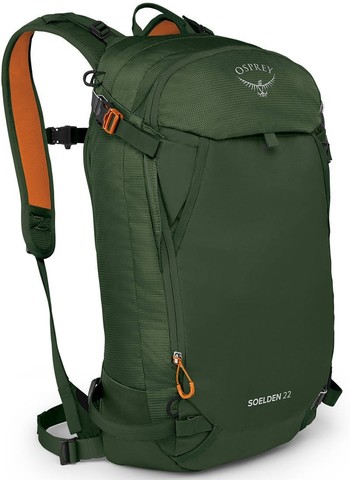 Картинка рюкзак горнолыжный Osprey Soelden 22 Dustmoss Green - 1