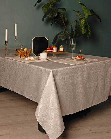 Скатерть 140х180 Sofi De MarkO Эллиада серая