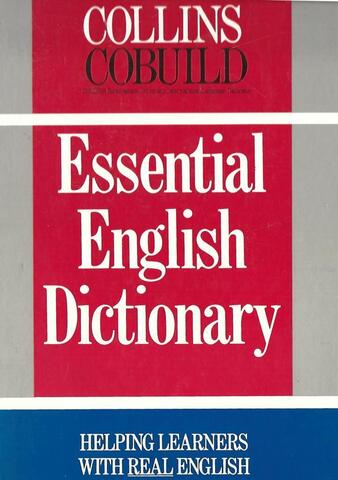 Collins Cobuild  Essential English Dictionary