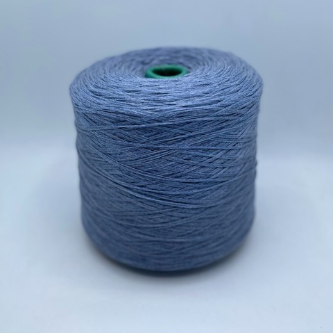 Zegna Baruffa (пр.Италия),art-Cashwool 300м(смотка в 6 нитей)/100гр. 100%меринос, цвет-Серо-голубой меланж арт.25478
