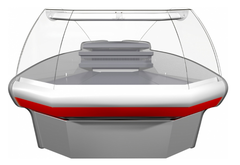 Холодильная витрина CARBOMA BAVARIA G110 VM-6 динамика (внутренний угол 90)