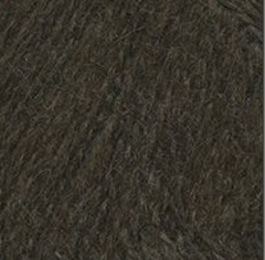 Пряжа "Пушинка", 50% шерсть, 50% козий пух, 50 гр. - 225 м, шоколад