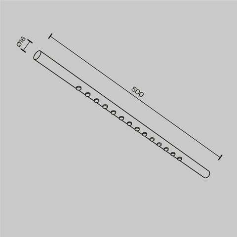 Светильник светодиодный для штанговой системы освещения Maytoni AXITY Points C101CL-L500-12W3-6K-BS