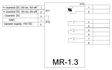 MR-1.3 Relay module cirquit