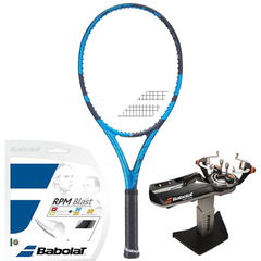 Ракетка теннисная Babolat Pure Drive 107 - blue + струны + натяжка