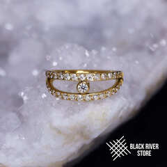 Кликер IG Princess Crystal PVD Yellow 1.2мм