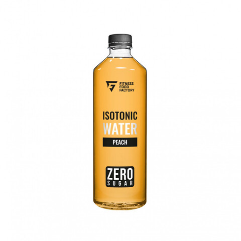 Напиток негазированный с содержанием сока Isotonic water, 0,5 л,  Персик, Fitness Food Factory