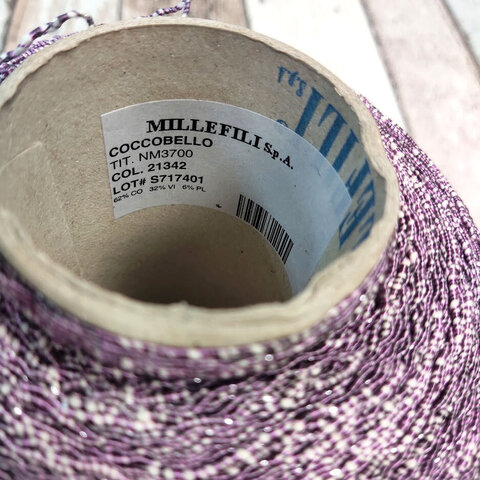 Фасонный хлопок с вискозой MILLEFILI / COCCOBELLO 370 сиреневый
