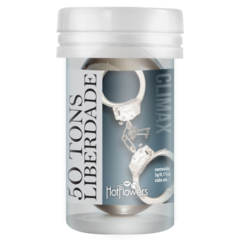 Лубрикант 50 TONS CLIMAX на масляной основе в виде 2-х шариков с охлаждающе-разогревающим эффектом