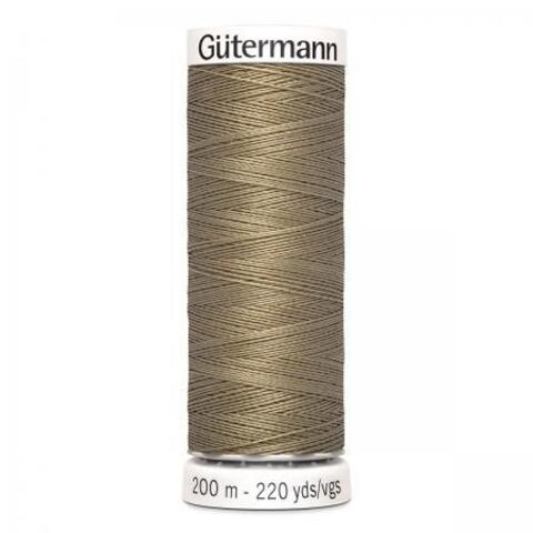 Нить Sew-All 200 м, Gutermann, 208 пастельно-ореховый