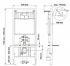 Berges 43274 Комплект  для монтажа подвесного унитаза: инсталляция NOVUM, кнопка D5 Soft Touch черная, унитаз OKUS, сиденье дюропласт Toma Slim SO, микролифт, быстросъем