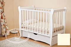 С 777 Кровать детская "Сибирочка" (слоновая кость)